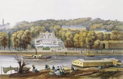 Palace and Park of Saint-Cloud by Isodore Laurent Deroy